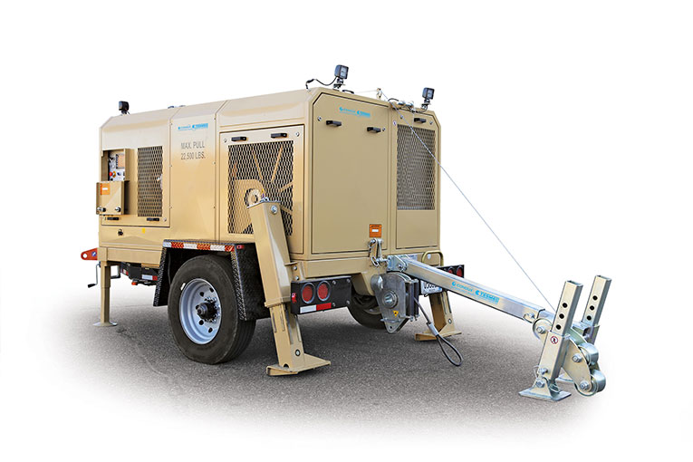 Condux Tesmec Offers Underground Puller in Track Mounted Configuration