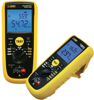 AEMC® Introduces two NEW Hand-Held Megohmmeter/ Multimeter, Models 6528 & 6529