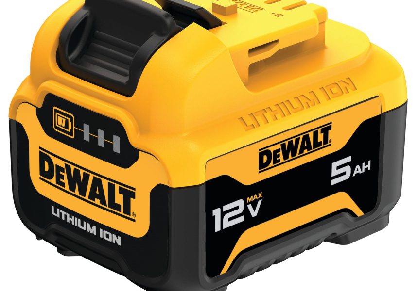 DEWALT® Announces Highest Capacity Batteries Dedicated To 12V MAX and 20V MAX Platforms
