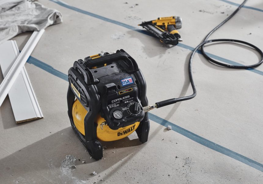 DEWALT® Unveils Cordless, Compact 20V MAX 2.5 Gallon Cordless Air Compressor With FLEXVOLT ADVANTAGE™ Technology