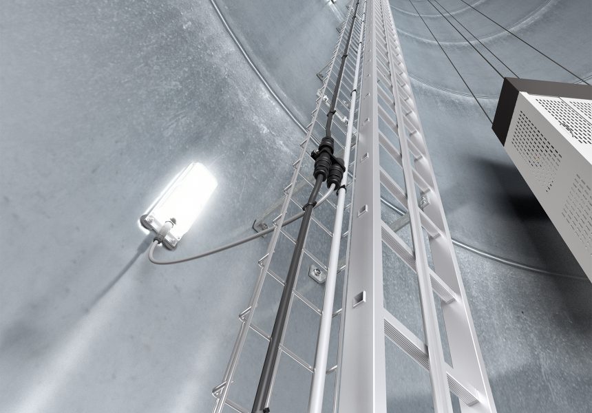 Lighting for Wind Power Plants