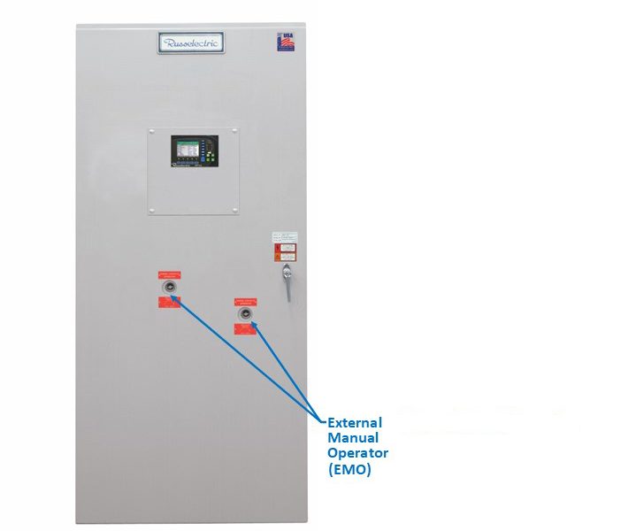 Russelectric, A Siemens Business, Highlights the External Manual Operator (E.M.O.) on Automatic Transfer Switches