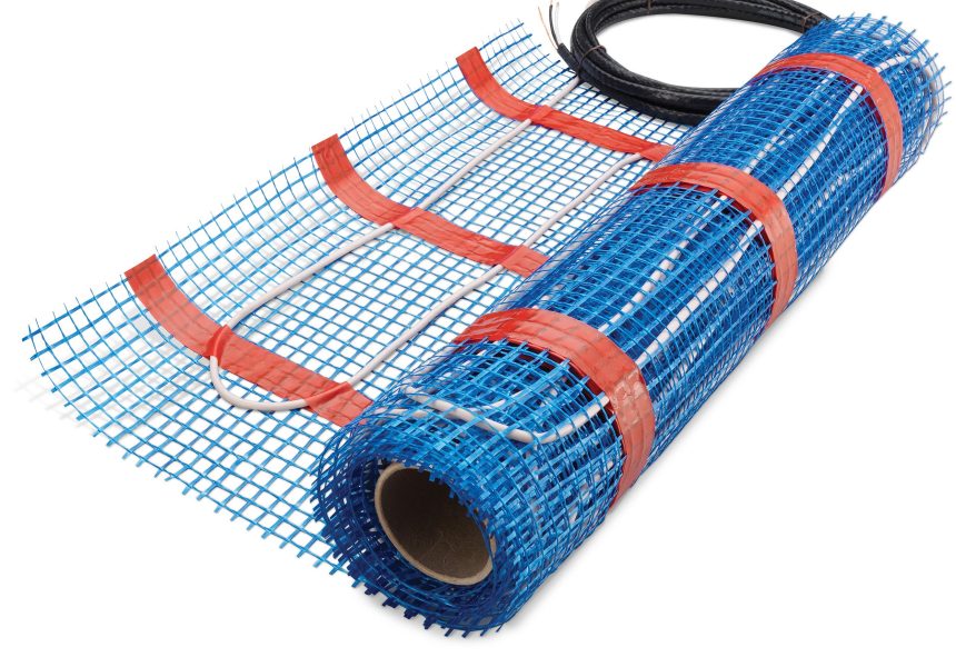 Warm Tiles Self-Adhesive, Pre-fabricated Floor Heating Mats Reduce Installation Time and Costs