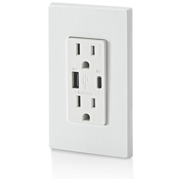 Leviton Announces Dual Type A and Type-C with Power Delivery USB Charger Receptacle