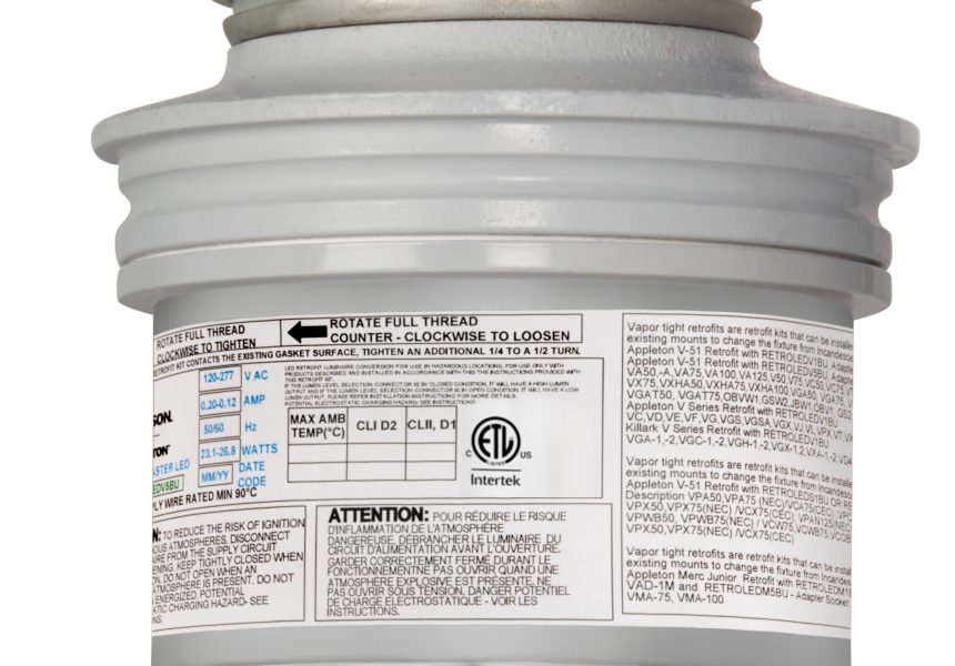 Emerson Introduces Cost-Effective Upgrade Path to Energy-Efficient LED Lighting for Hazardous Industrial Areas