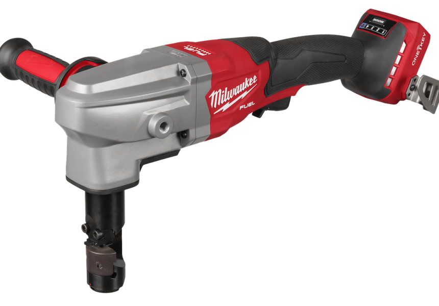 Milwaukee Tool Unveils the First Cordless 10-Gauge Nibbler