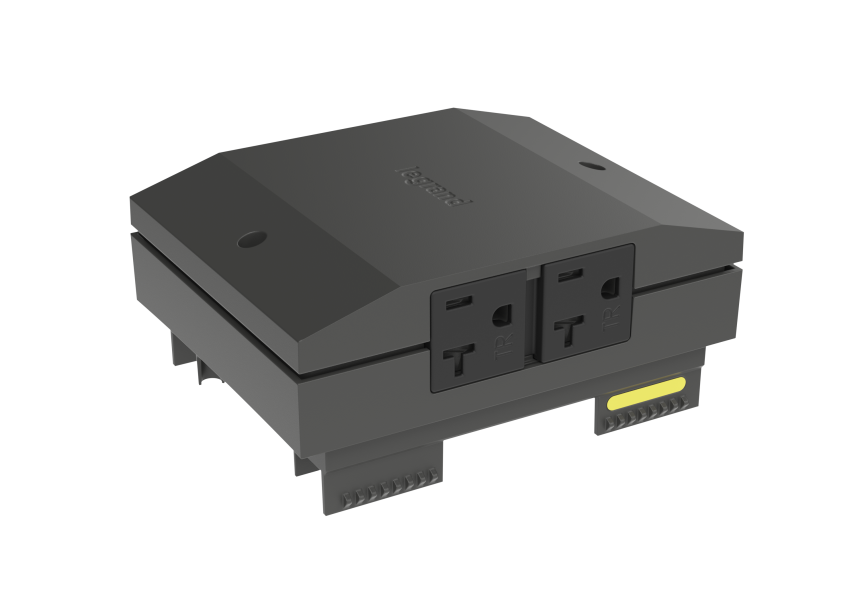 Legrand Introduces Connectrac® Tamper- Resistant Receptacle Device for the Flex® and Express Kit Raceway Systems
