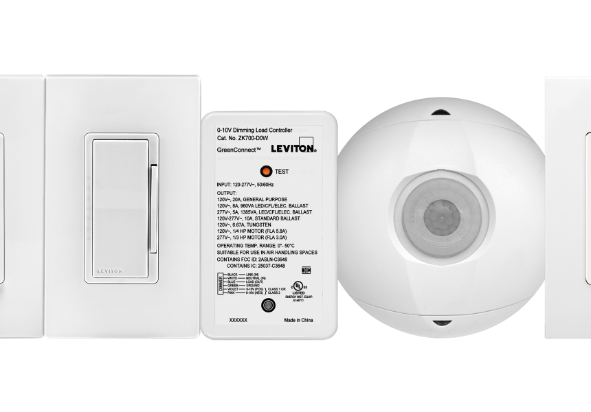 Leviton IntroducesGreenConnect™ – Simplified Wireless Lighting Controls