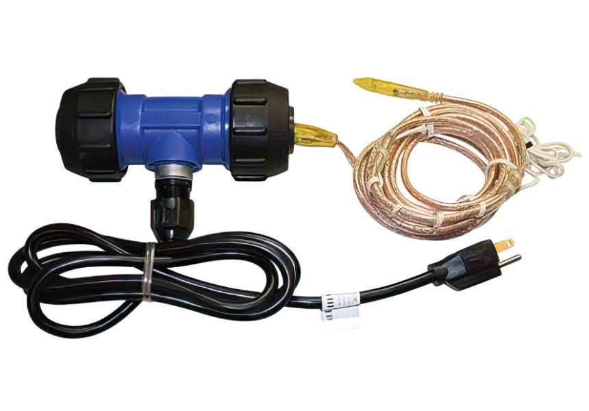 EasyHeat Inside-the-Pipe Heating Cables Keep Potable Water Flowing in Rural Properties All Winter Long